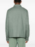 button-up brushed shirt jacket